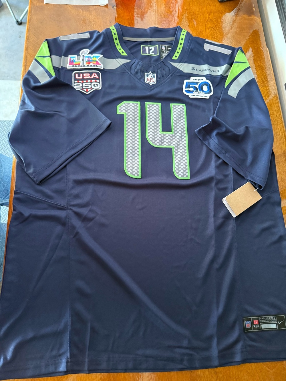 Sam Darnold Seattle Seahawks Football Jersey Sz XXXL
